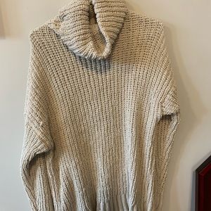 Turtleneck knife sweater
